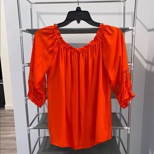 Orange Women's Top